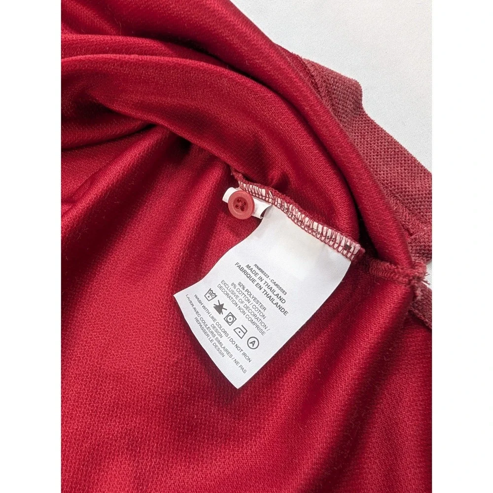 Oklahoma‎ Sooners OU Shirt Men's 3XL Polo Heathered Red Crimson Jordan Standard